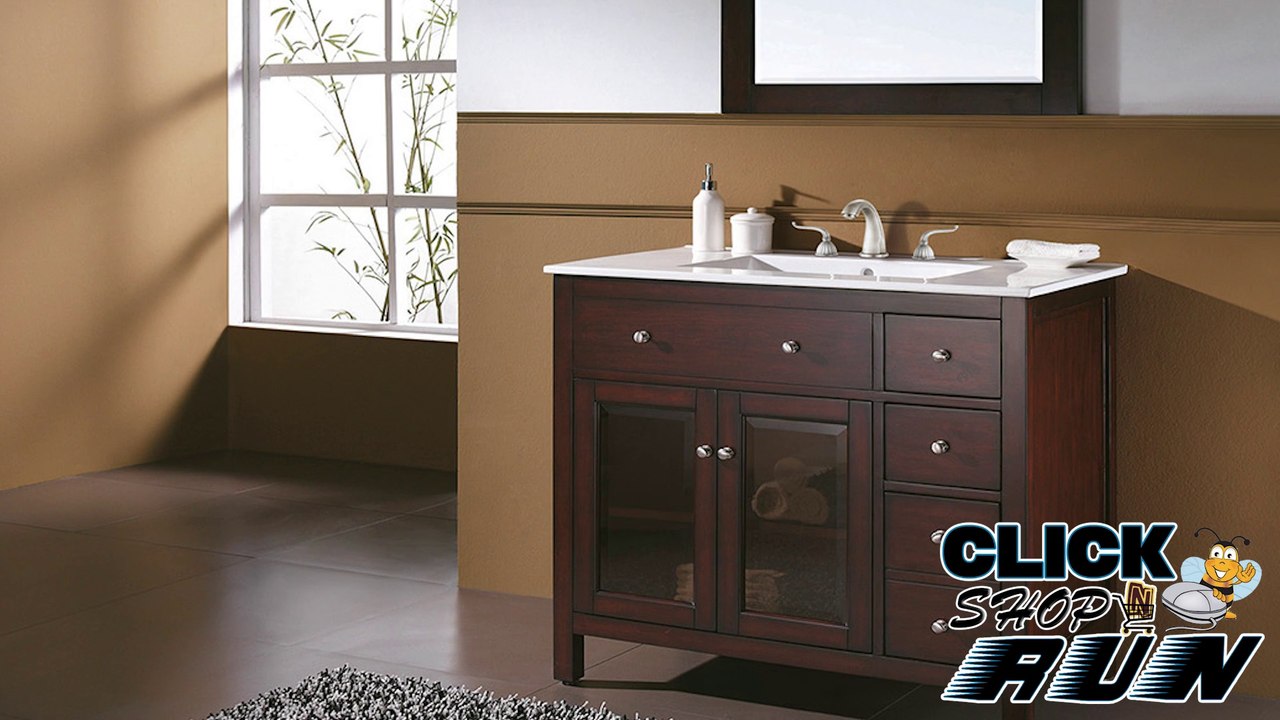 Avanity LEXINGTON-VS60-LE-A Bathroom Furniture with Black Granite Top and Sink