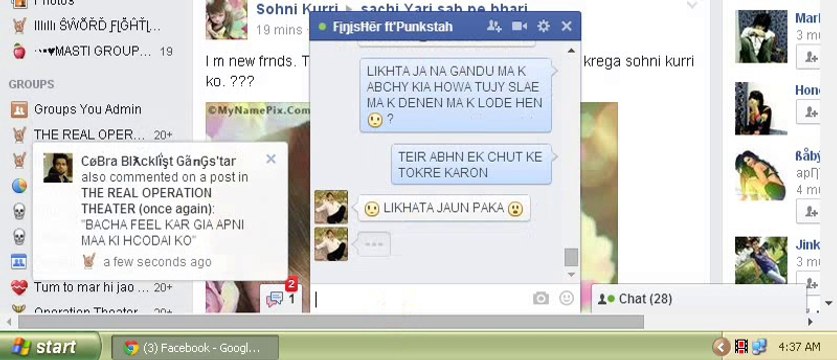 FINSHER FT PONKA :PMA KA LODE TERi BEHEN KE CHUT SALE LODE K BACHY ABU KO ON VEDIO ME LODER BOL GIA LOLX :D