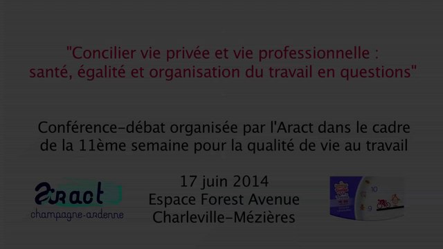 Conférences-débats Concilier vie privée et vie professionnelle