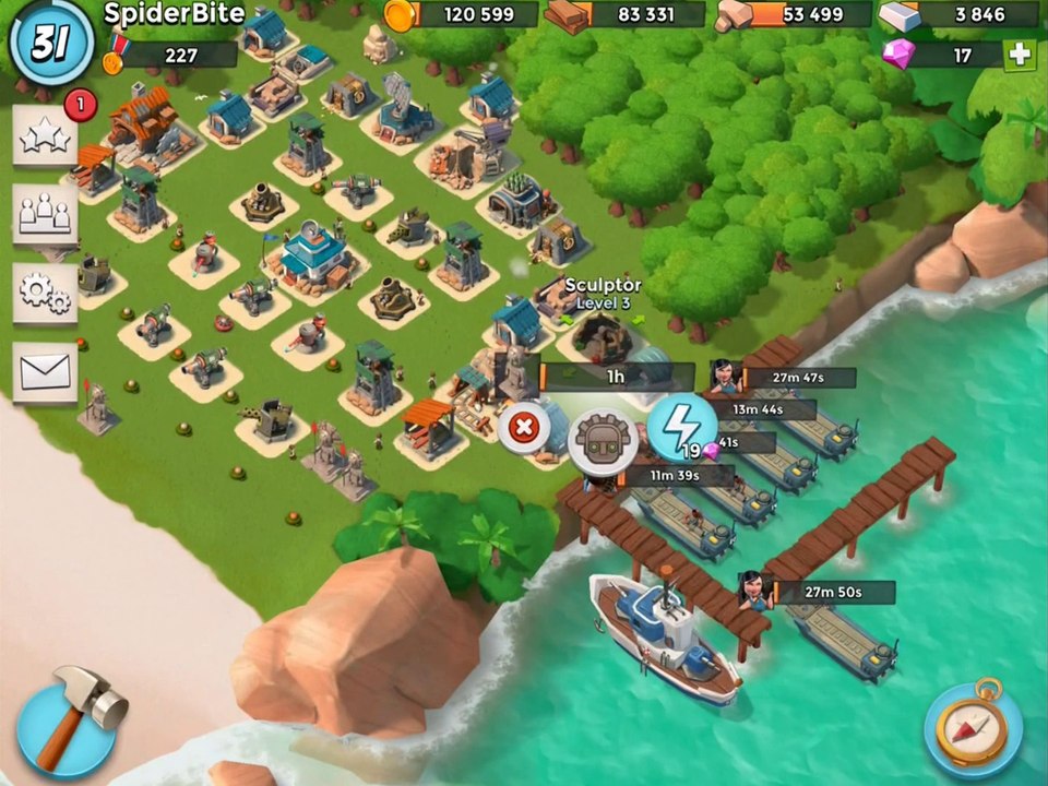 Hammerman's HQ 5 Level 35 Boom Beach HQ Attack Strategies video Dailymotion