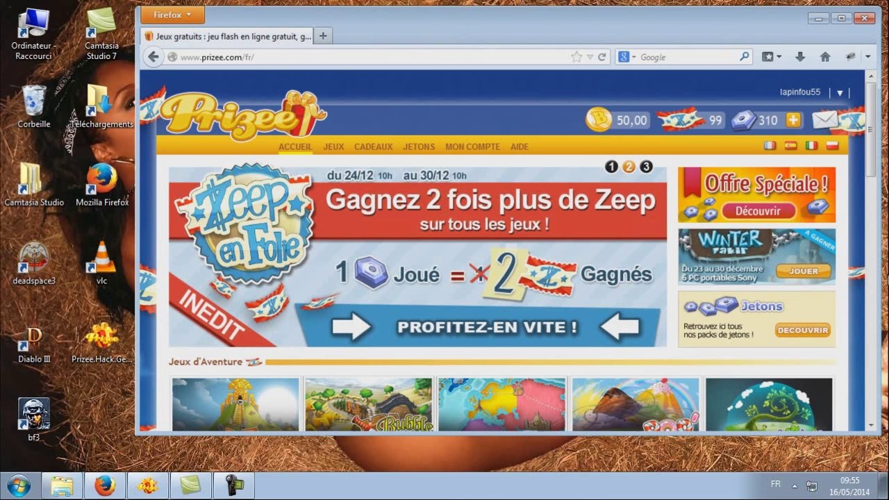 Jackpot Prizee - Jetons 100% gratuit et illimité - Prizee Astuce classement