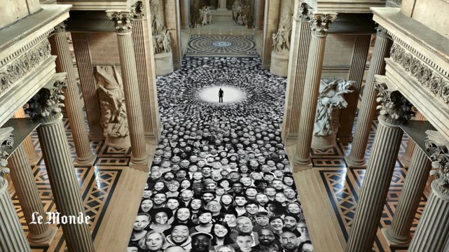 JR fait entrer 4 000 anonymes au Panthéon