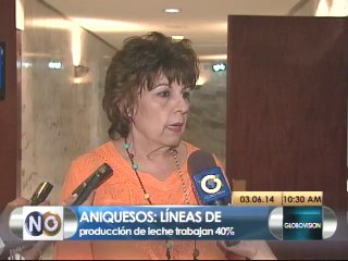 Sector lácteo trabaja con 40 %  de su capacidad instalada