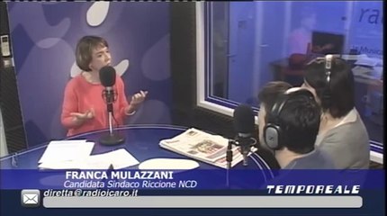 Amministrative Riccione. Franca Mulazzani, NCD
