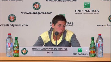 Roland Garros - Carla Suárez: "Tenía que haber sido más valiente"