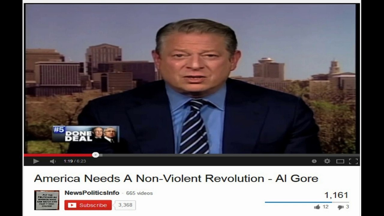 America Needs A Non Violent Revolution - Al Gore