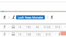 Google Maps UK Directions Include Routes Via Loch Ness Monster, Dragons