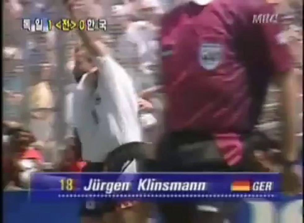 Πανηγυρισμός Κλίνσμαν (Klinsmann - World Cup '94 Germany vs S.Korea)