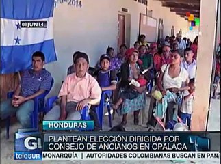 Hondureños de Opalaca exigen reposición de una elección "desaseada"