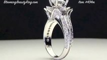 NEW JEWELRY VIDEOS Small Blooming Beauty Engagement Ring Closeup Video