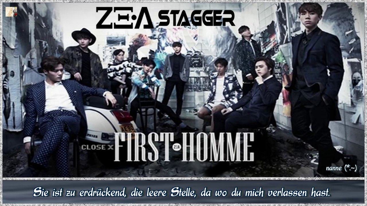 ZE:A - Stagger k-pop [german sub] Mini Album 'FIRST HOMME'