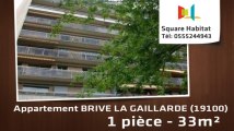 A vendre - Appartement - BRIVE LA GAILLARDE (19100) - 1 pièce - 33m²