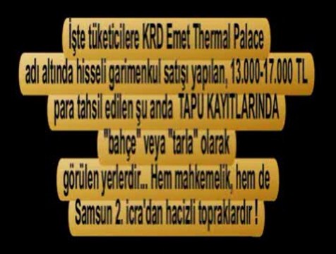 Emet Termal projesi işte böyle bir hikaye: Sonu aldatmaca...