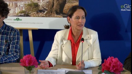 Conférence de presse de Mme. Royal, Terre saine