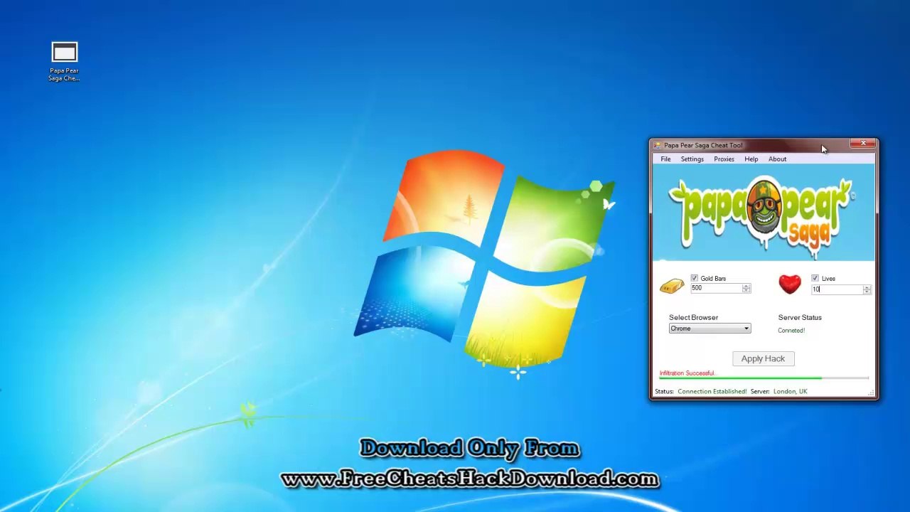 Papa Pear Saga Cheats Gold Bars Lives Hack Tool (2014 Update)