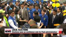 Local elections polls seen as confidence vote for Park administration