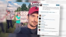 Brad Paisley Snaps Selfie With Westboro Baptist Protestors
