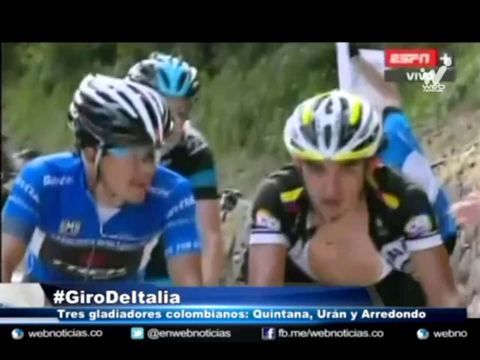 Los tres gladiadores colombianos en el Giro de Italia: Quintana, Urán y Arredondo