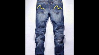 Jeans Evisu Pas Cher Vous avez mieux coller minces