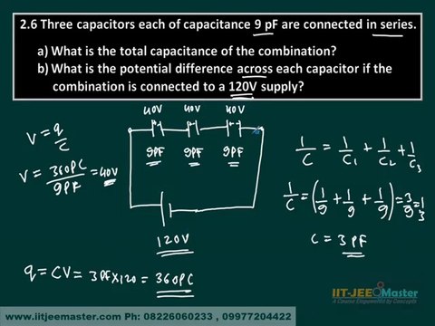 Electrostatics 2 Physics Lectures NCERT Solutions IIT-JEE advance Preparation IITJee main paper
