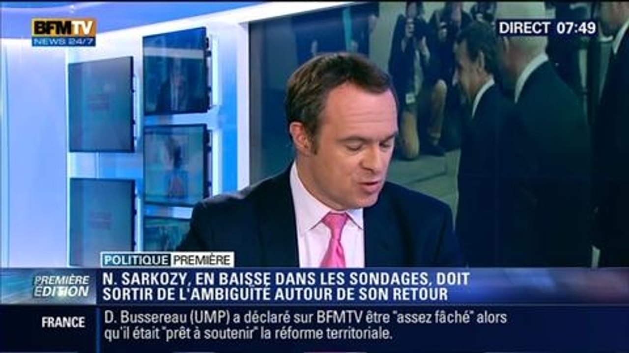 Politique Première: Retour de Nicolas Sarkozy : En baisse dans les sondages, Il doit sortir de l'ambigüité – 04/06