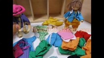 Giydir çıkar kukla set giydirmeli oyuncak kukla Hesaplı Dükkan