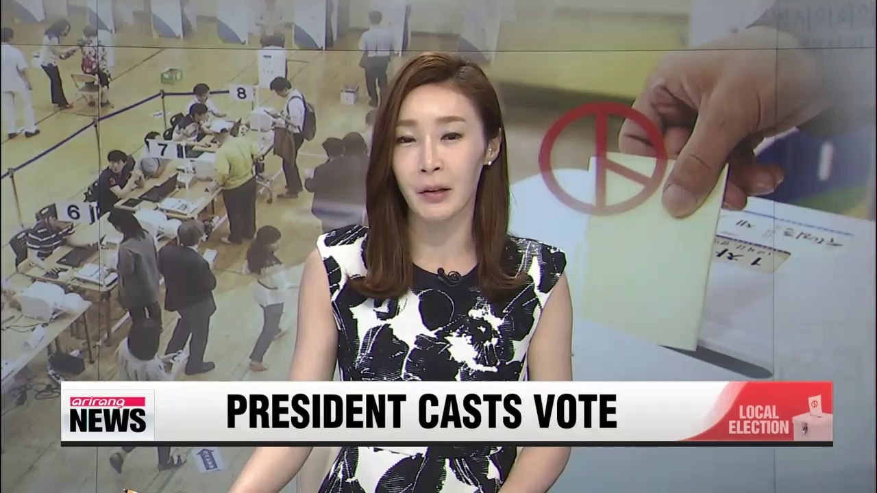 President Park casts vote in Wednesday's local elections
