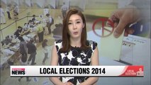 Local elections 2014 Voter turnout as of 11am, Korea time