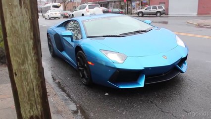 Aller chercher son ami en Lamborghini dans un cartier populaire!