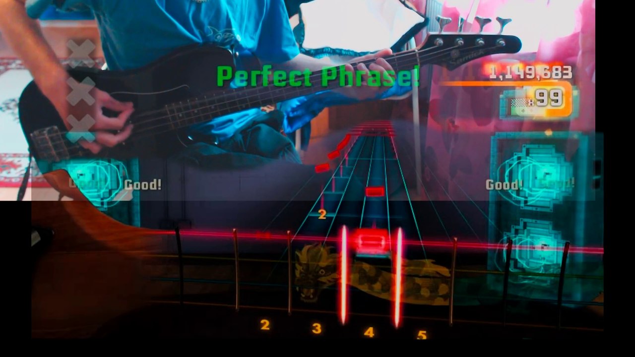 Rocksmith 2014 "Caustic Are The Ties That Blind - Trivium" CDLC Score Attack 98,88% (Bass)