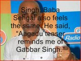 Mahesh Babu's Aagadu  Super Smart  Trailer Teaser-Bollywood's Flop Singer Baba Sehgal's & some others JEALOUSY towards Aagadu Teaser