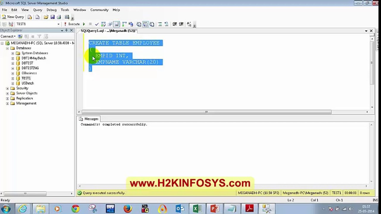 DataBase Testing Online Training and Placement Assistance