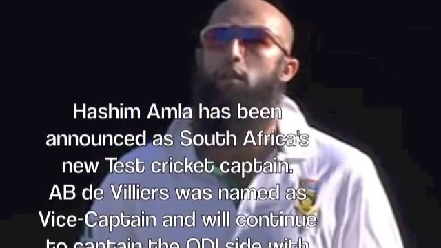 Hashim Amla named new South Africa Test Captain