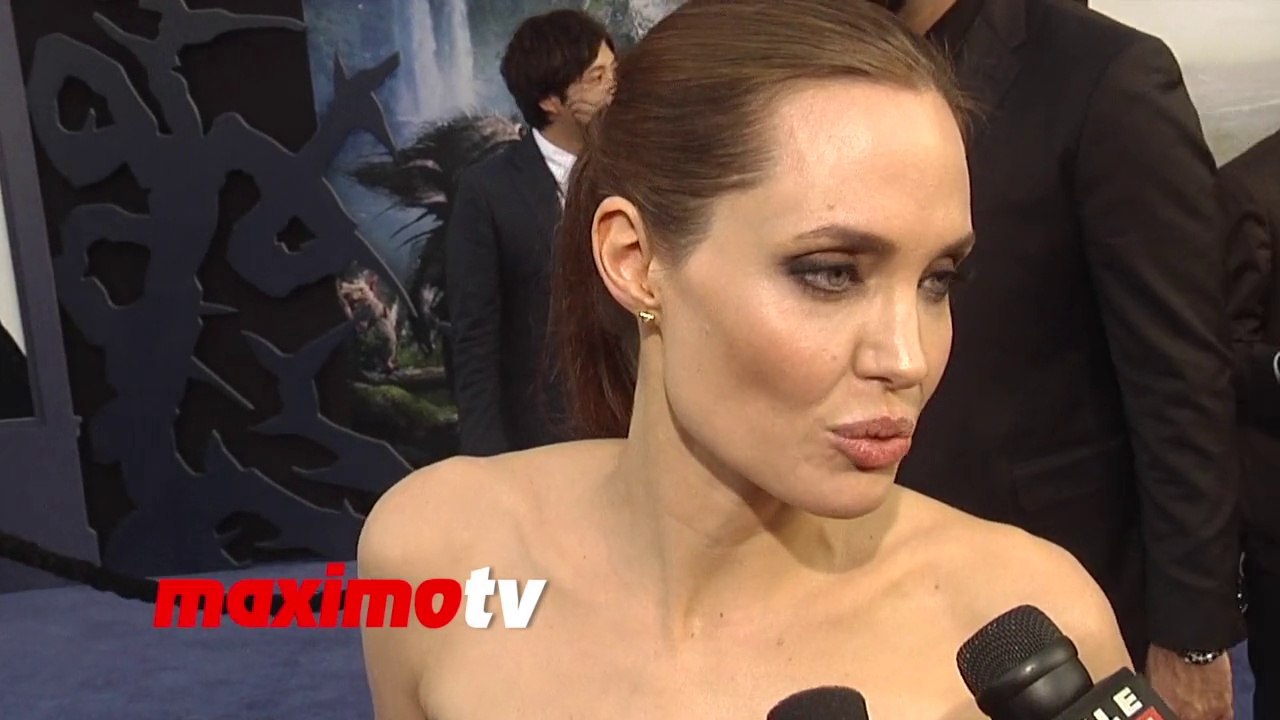 Angelina Jolie INTERVIEW SOUNDBYTES "Maleficent" World Premiere