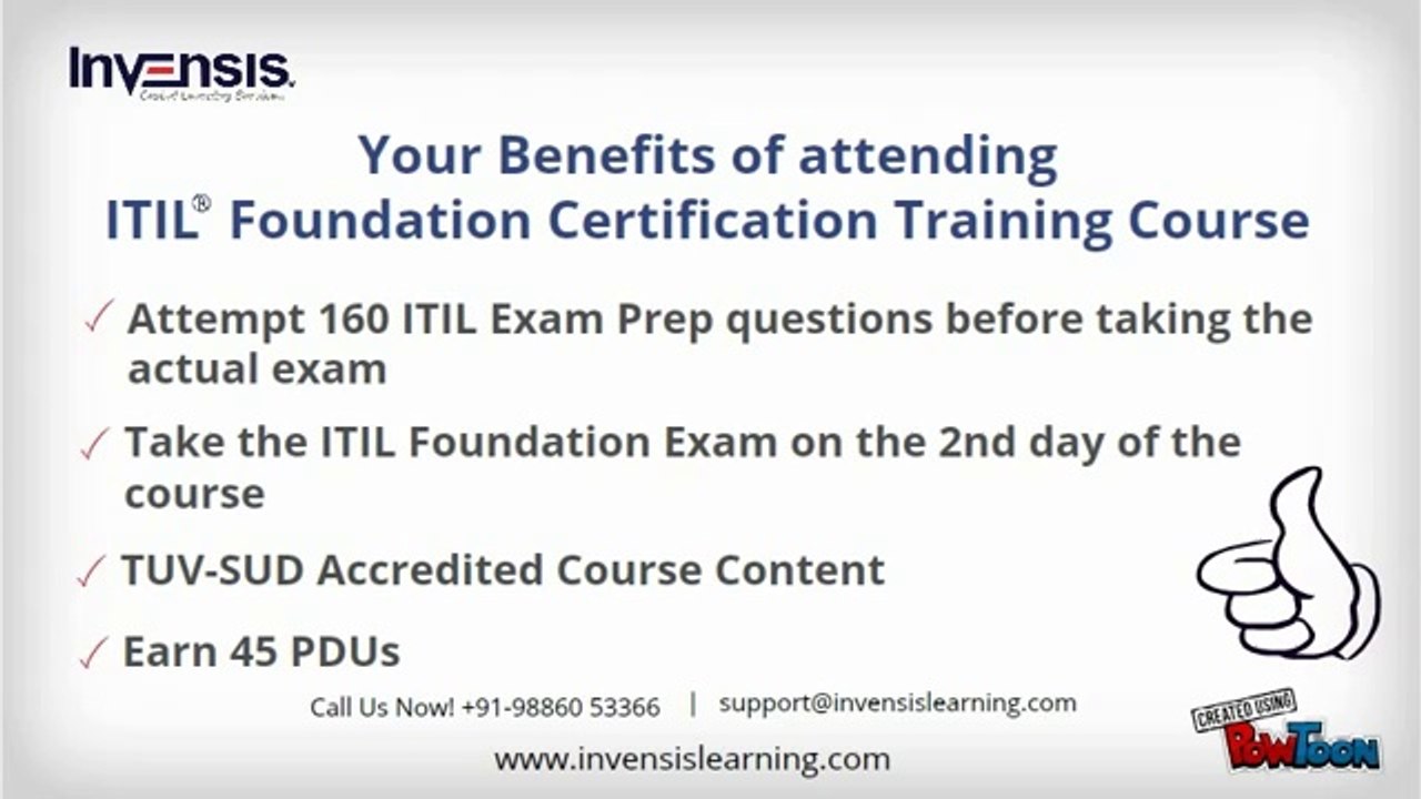 ITIL Foundation Certification Training | Exam Practice Test & Tips | Free Download | Delhi | Invensis Learning