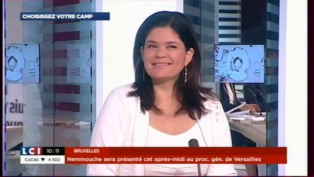 Raquel Garrido invitée à Choisissez votre camp sur LCI le 04/06/2014