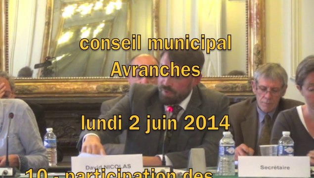 conseil municipal > Avranches > 2 juin 2014 > écoles publiques - écoles privées - trésorier