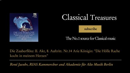 Wolfgang Amadeus Mozart - Die Zauberflöte: II. Akt, 8. Auftritt. Nr.14 Arie Königin: "Die Hö...