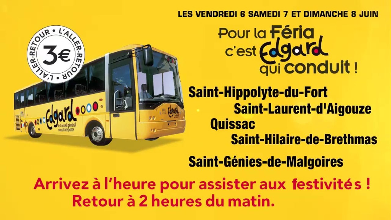 Pour la Féria c'est Edgard qui conduit !