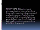 Fidelity Coaching | Time Management Program
