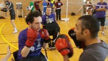 Challenge national handi-boxe Gilbert Joie 2014 - Leçons par Mahyar Monshipour