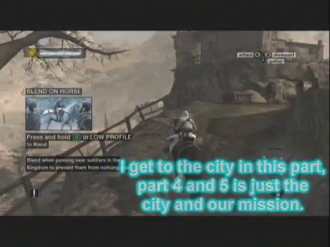 Let's Play Assassin's Creed Part 3:Now the gameplay starts!