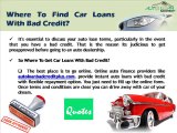 Locate Affordable Rates On Car Finance For Poor Credit Rating - video