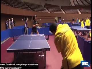 Armless Man Plays Table Tennis  like expert