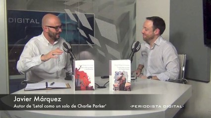 Javier Márquez, autor de 'Letal como un solo de Charlie Parker'. 3-6-2014