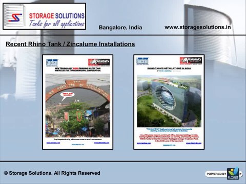 Glass Fused Steel Tanks - Glass Fused Steel Tanks India - Glass Fused Steel Tanks Distributor India - Glass Fused Steel Tanks Supplier India - Storage Solutions, Bangalore