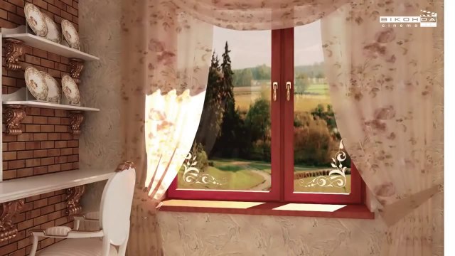 Цветные пескоструйные рисунки на пластиковые окна - Фабрика окон Виконда