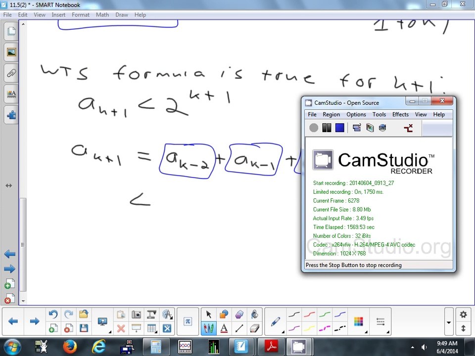 Mathematical Induction 11.5(2) 6-4-14