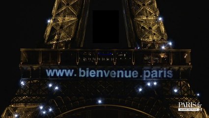 La Tour Eiffel aux couleurs du Point Paris