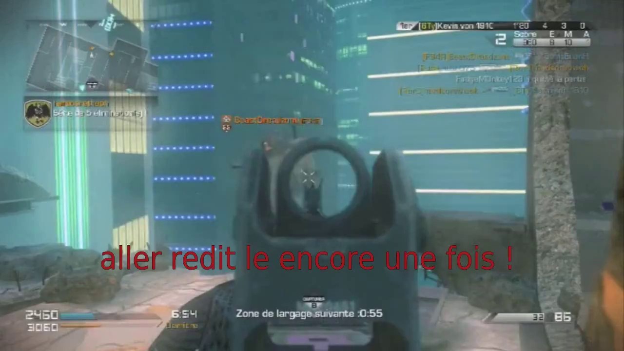 Kikou rageux qui pleure  sur call of duty ghosts !